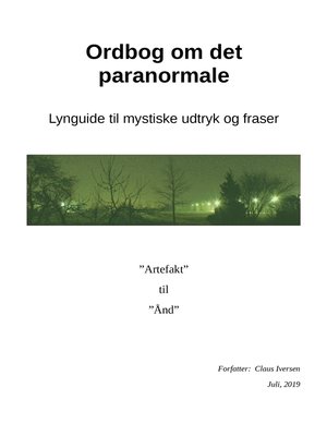 cover image of Ordbog Om Det Paranormale
